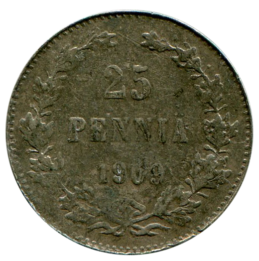 25 Пенни 1909 год. 86