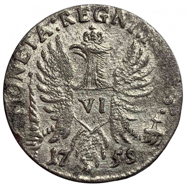 6 Грош 1759 год. 76