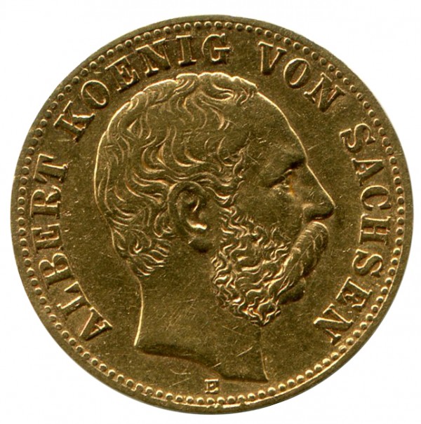 10 Марок 1893г. Саксония 196