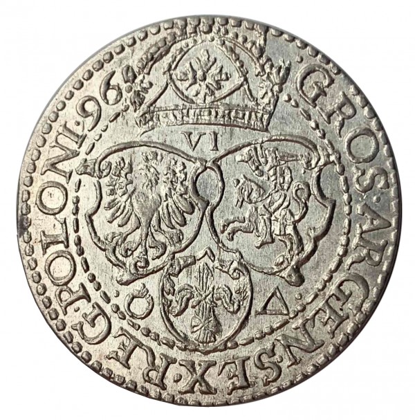 6 Грош 1596 год. Польша. 320
