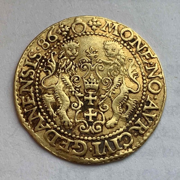 Дукат 1586 рік  Польща. 199