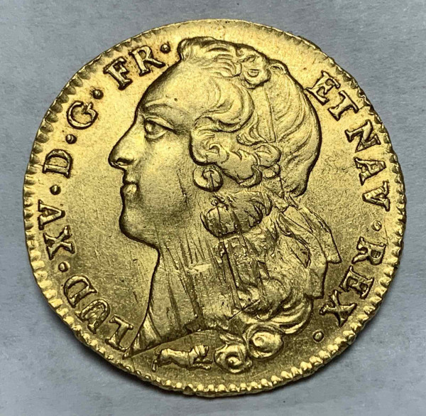 2 Луидора 1766 год. Людовик XV. 9