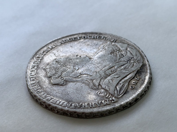 Рубль 1738 год СПБ. 558