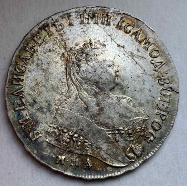 Рубль 1746 год ММД. 602