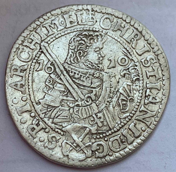 1/4 Талера 1610 год. Саксония. 569