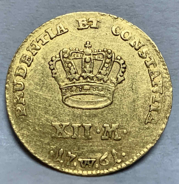 12 Марок 1761 рік  Данія. 568