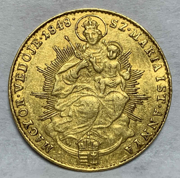 Дукат 1848 рік  Угощина. 638