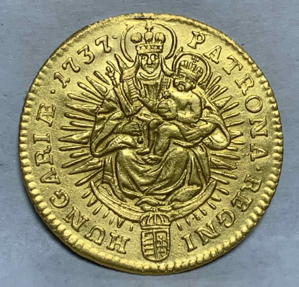 Дукат 1737 рік  Угорщина. 695