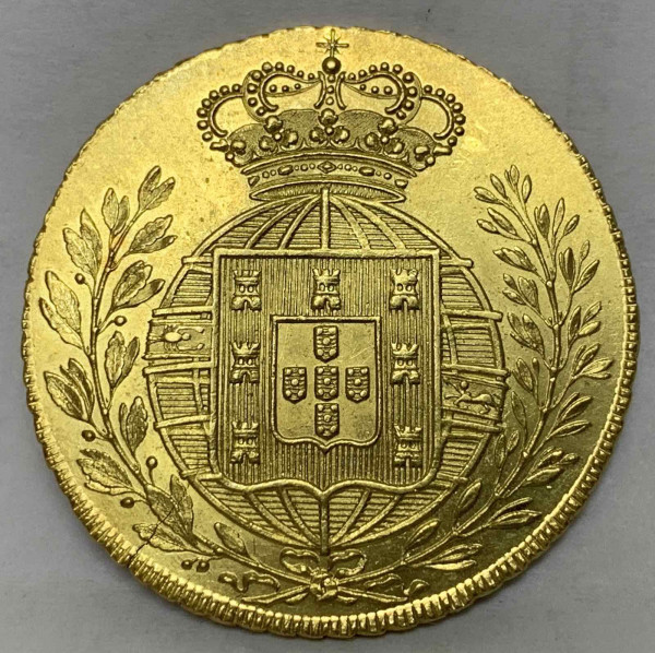 4 Эскудо 1824 год. Португалия. 705