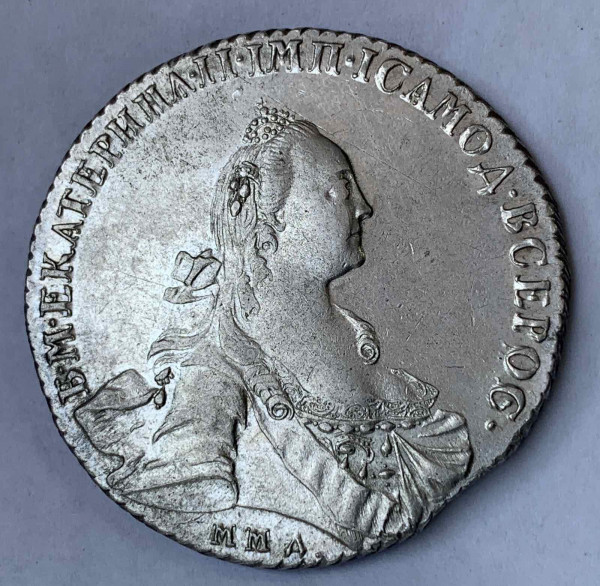 Рубль 1768 рік  ММД. 727