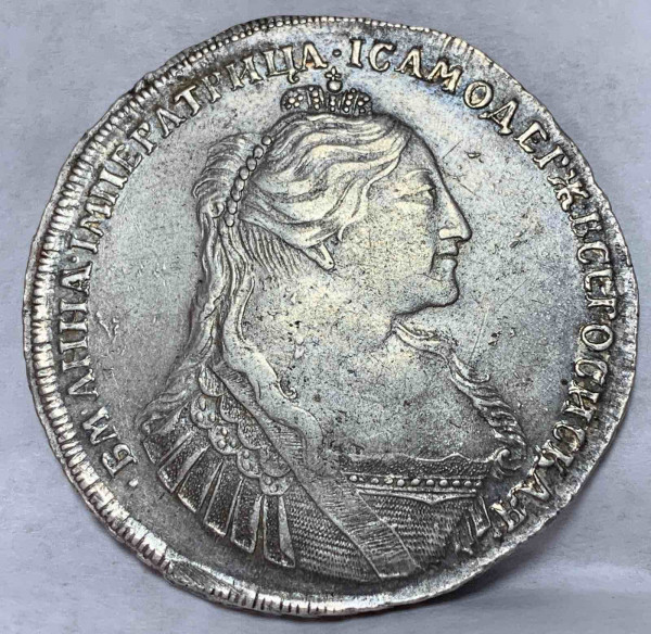 Рубль 1734 рік 766