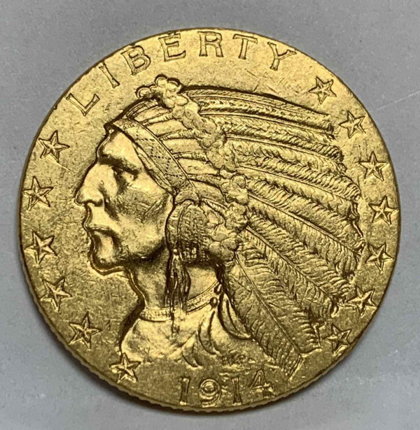 5 Доларів 1914 рік  США. 544