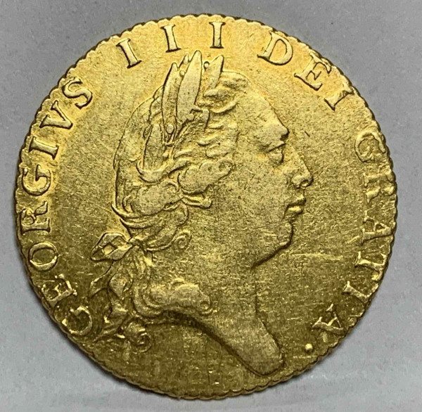 1/2 Гинеи 1791 год. Британия. 704