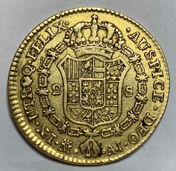 2 эскудо 1808 год. Испания. 773