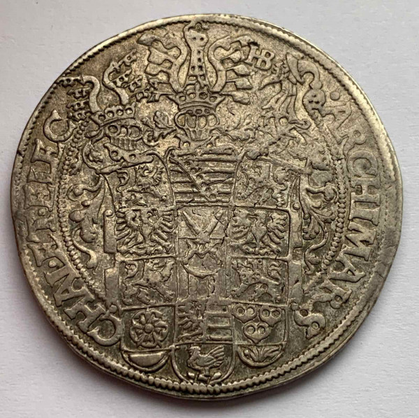 Талер 1590 рік  Дрезден. 786