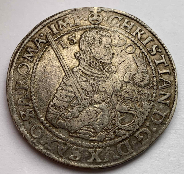 Талер 1590 рік  Дрезден. 786
