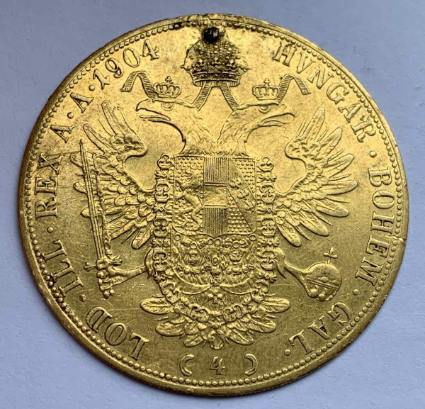4 Дуката 1904 рік  Австрія. 799