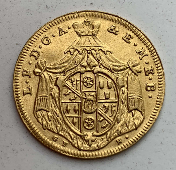 Дукат 1696 год. Майнц. 807