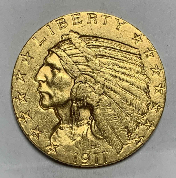 5 Долларов 1911 год. США. 823