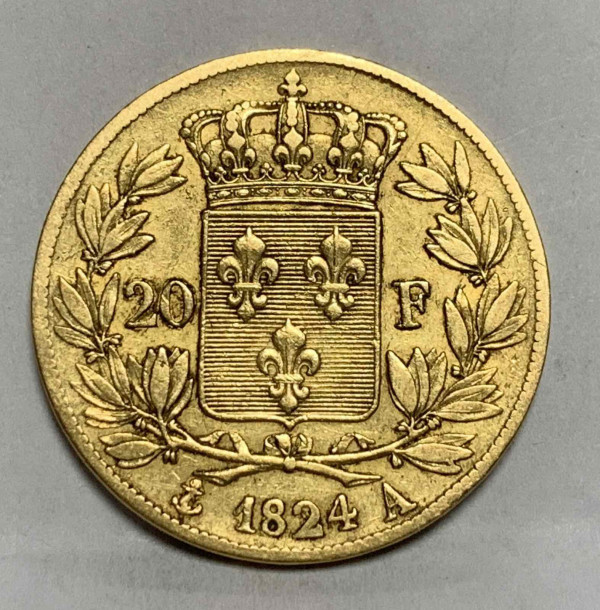 20 Франків 1824 рік Франція. 829