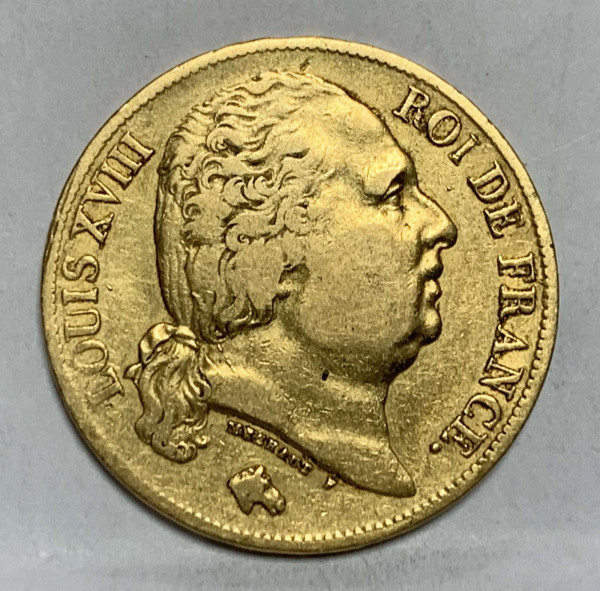 20 Франків 1824 рік Франція. 829