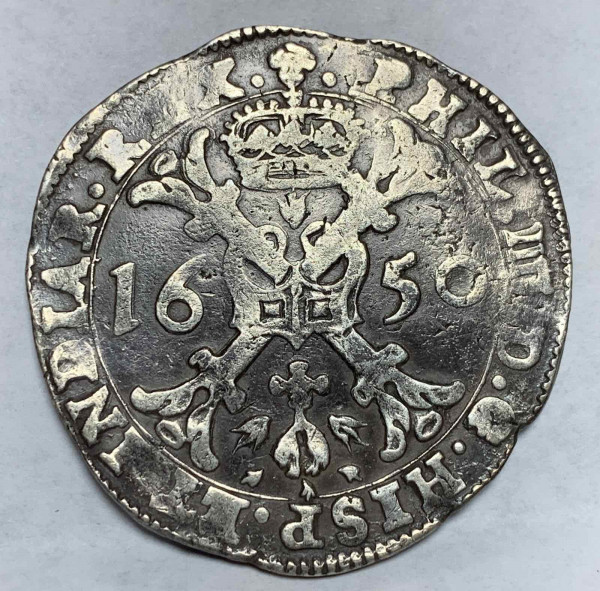 Талер 1650 год. Брабант. 843