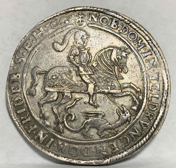 Талер 1657 рік  Мансфельд. 845