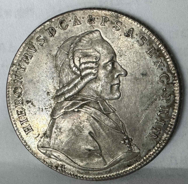 Талер 1790 год. Зальцбург. 933