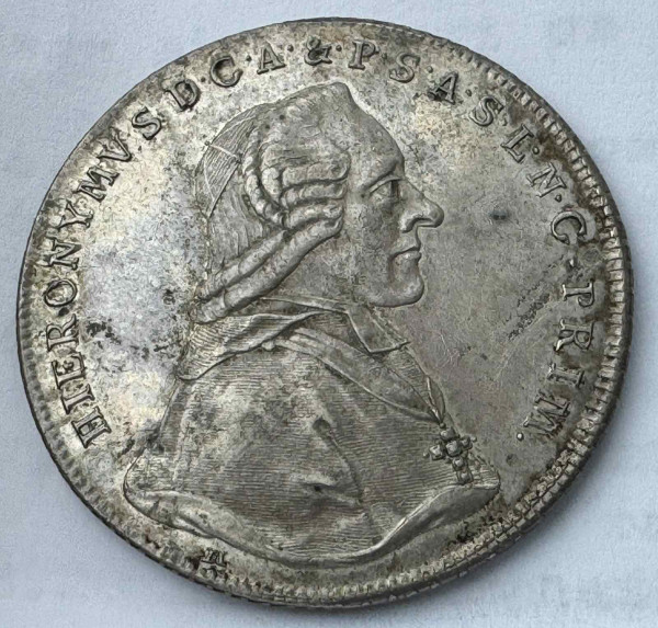 Талер 1790 год. Зальцбург. 933
