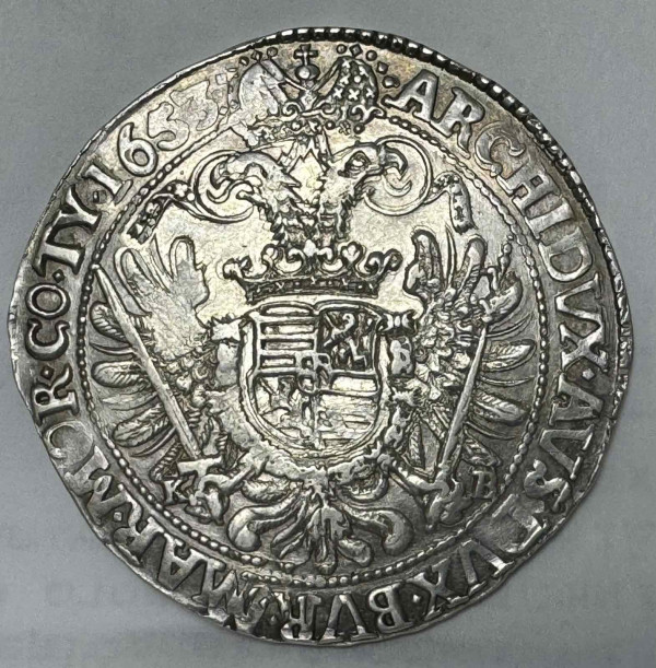 Талер 1653 рік  КВ. 630