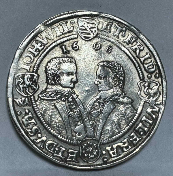Талер 1608 рік  Саксонія. 952