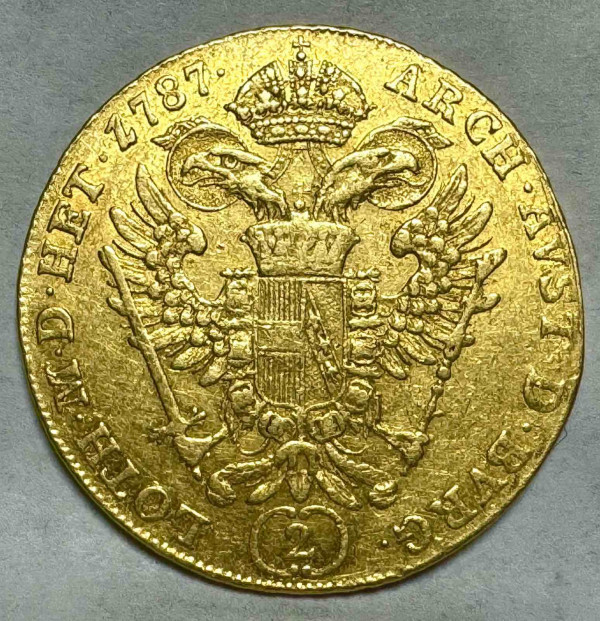 2 Дуката 1787 год. Австрия. Карлсбург. 1011