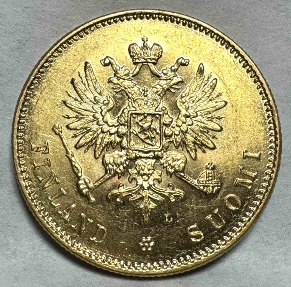 20 Марок 1910 год для Финляндии. 230