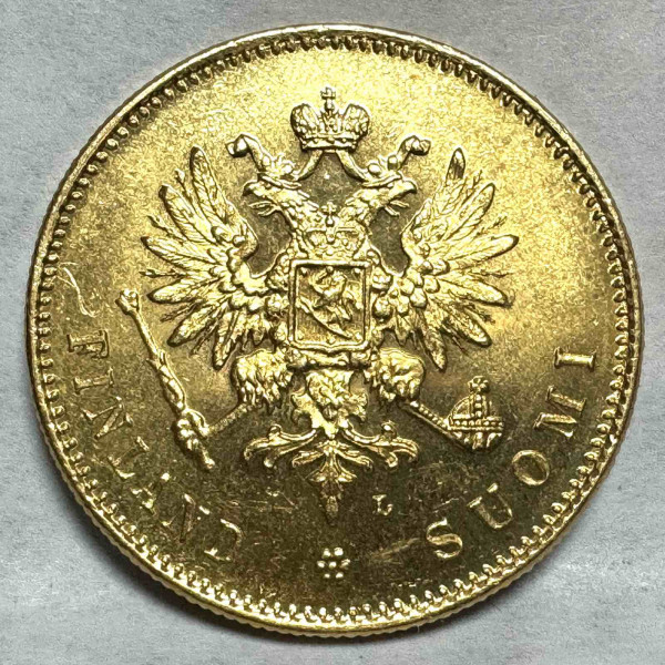 20 Марок 1911 рік для Фінляндії. 310