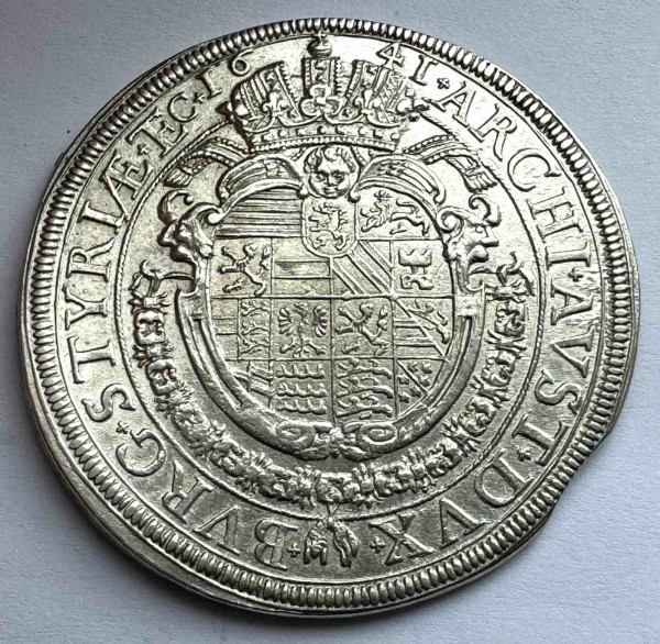 Талер 1641 рік Австрія. 343