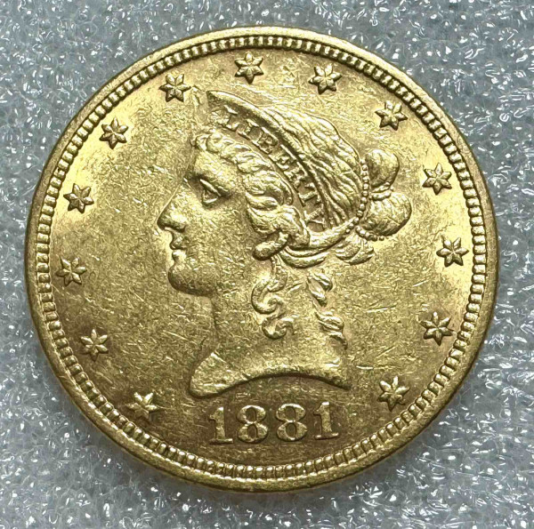 10 Доларів 1881 рік  США. 820