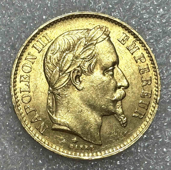 20 Франків 1867 рік  Франція. 909