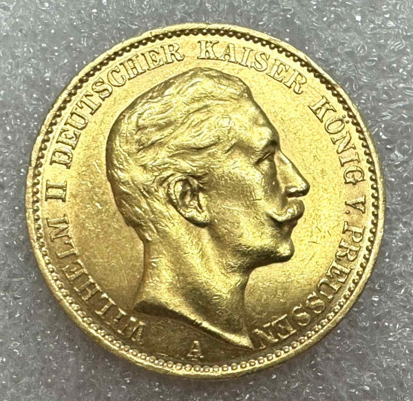 20 Марок 1911 год. Пруссия. 802