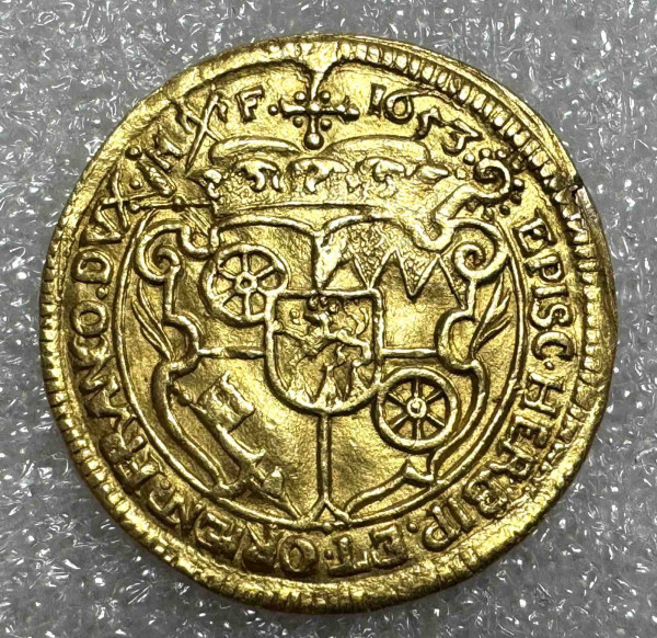 Дукат 1653 год. Майнц. 796