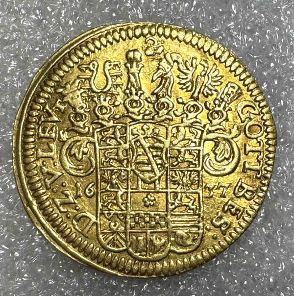 Дукат 1637 год. Саксония. 801