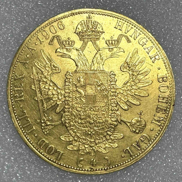 4 Дуката 1906 рік Австрія. 611