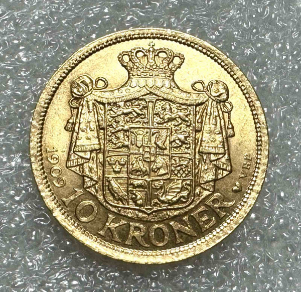 10 Крон 1909 рік  Данія. 880