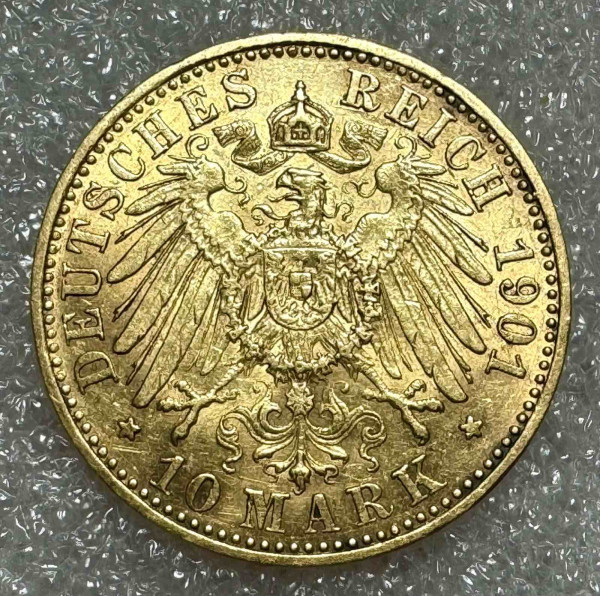 10 Марок 1901 рік Пруссія. 897