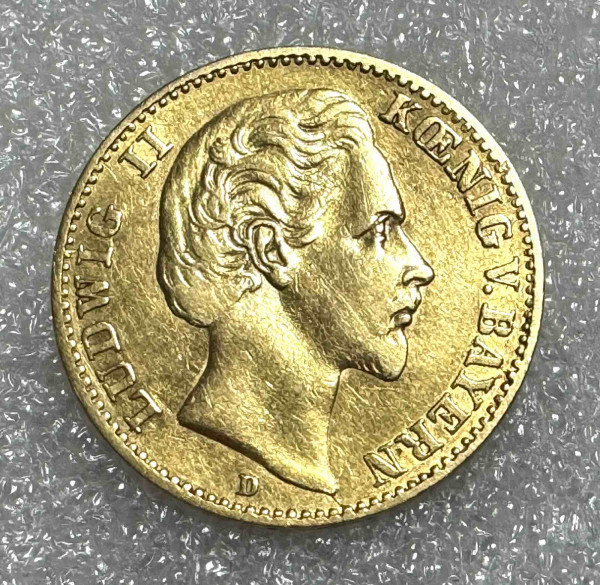 10 Марок 1873 рік Баварія. 914