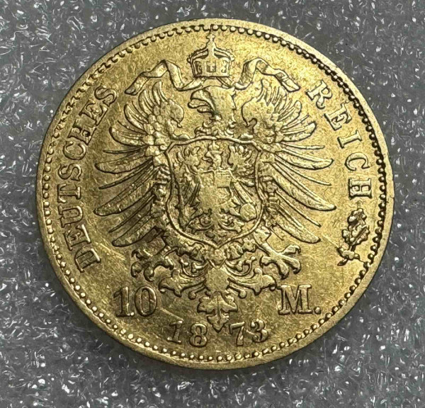 10 Марок 1873 рік Баварія. 914