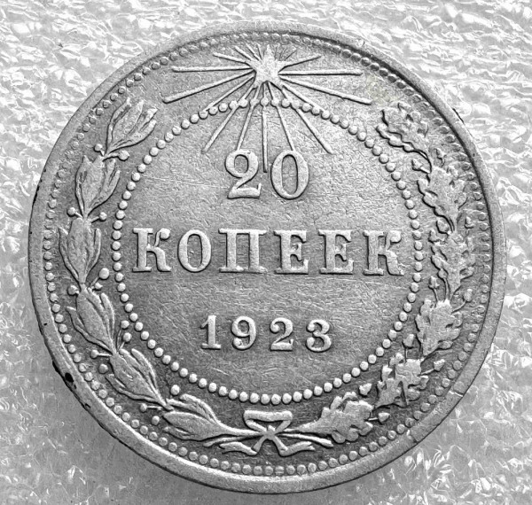 20 Копеек 1923 год. 1029