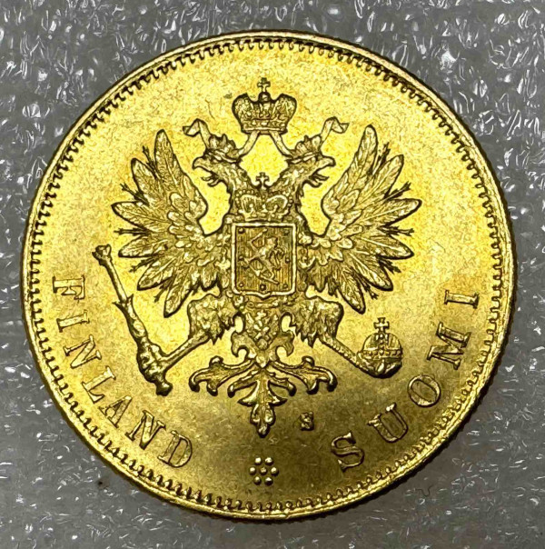 10 Марок 1879 рік. Для Фінляндії. 980