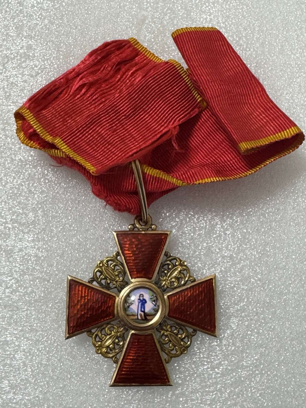 Знак ордена Святой Анны 2-й степени. 182