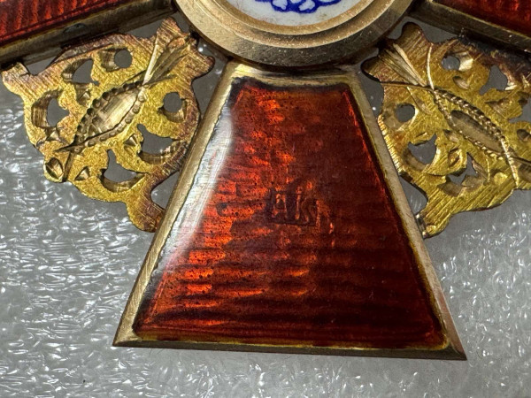 Знак ордена Святой Анны 2-й степени. 182