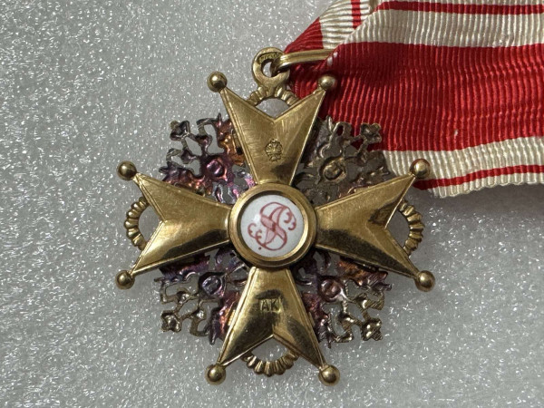 Знак ордена Святого Станіслава 3-го ступеня. 789